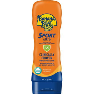 Banana Boat Sport Ultra SPF 65 Sunscreen Lotion 8oz bottle by Savvydeal
