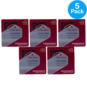 Old Spice Thickening Pomade with Biotin Men's Hair Styling 2.22 oz 5 Pack Bundle