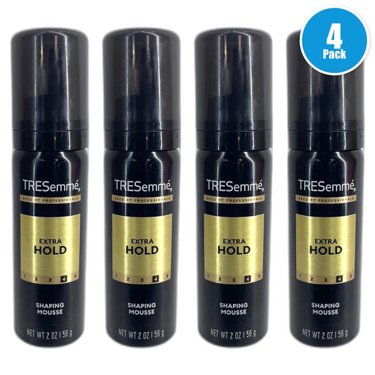 TRESemme Extra Hold Hair Mousse, 2 Oz Pack of 4 New