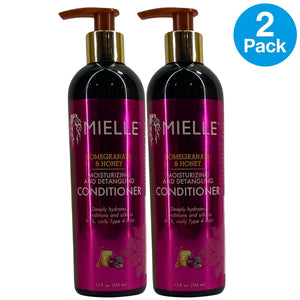 Mielle Organics Pomegranate & Honey Moisturizing Detangling Conditioner 2 Pack