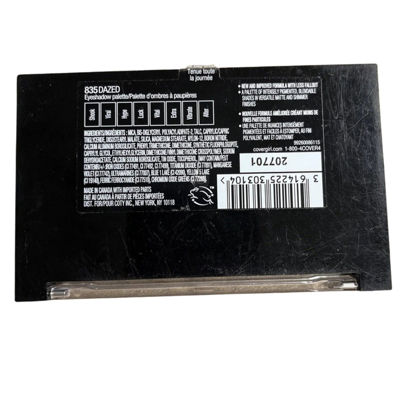 Covergirl Eyeshadow Palette 835 Dazed Eyes Makeup Trunaked (1 Pack)