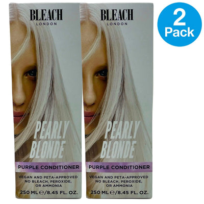 Bleach London Pearly Blonde Purple Conditioner Iridescent Shine 8.45oz 2 Pack Ne