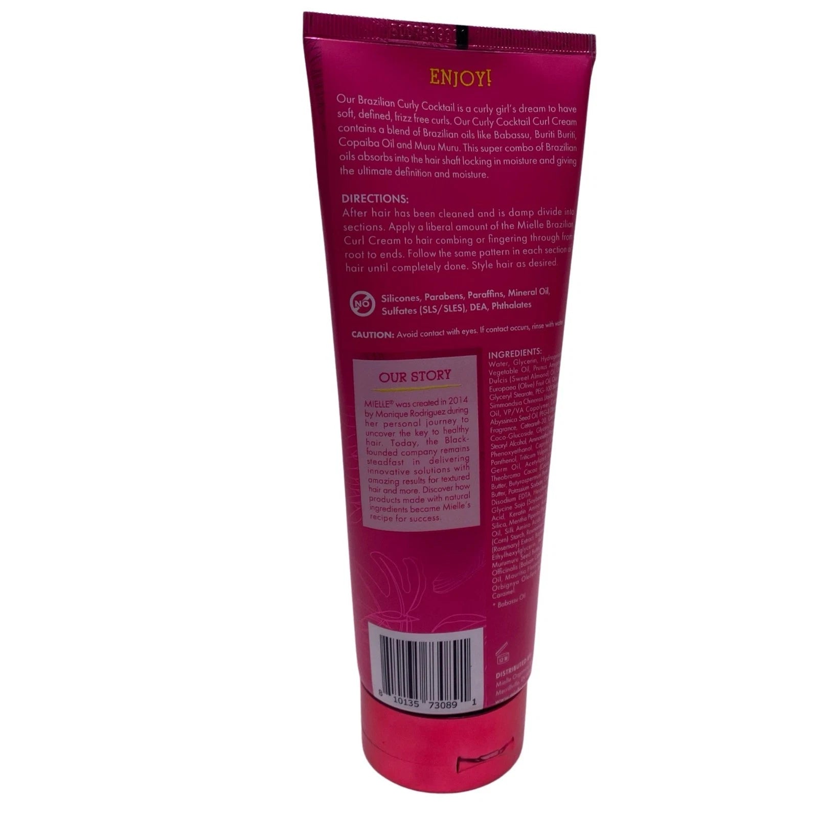 Mielle Babassu & Mint Curl Cream 7.5 oz 2 Pack New