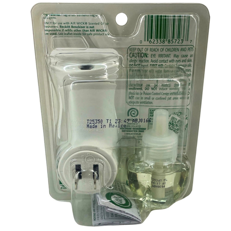 Air Wick Fresh Linen Essential Oils Plug In Warmer Refill 0.67 oz 4 Pack New