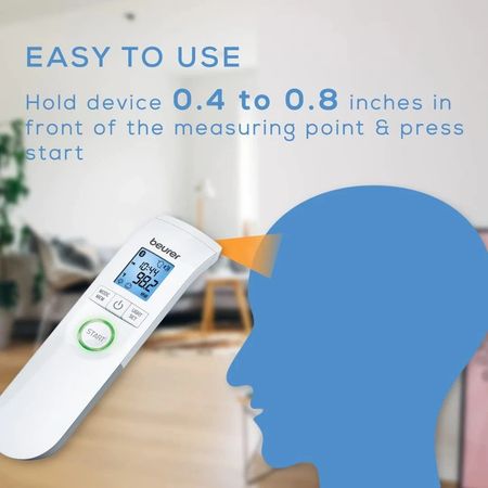 Beurer FT95 Bluetooth Thermometer 2 Pack | Non-Contact Smart Infrared | New 4