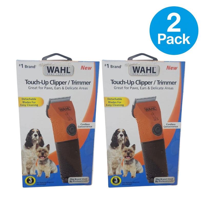 Wahl Touch-Up Pet Clipper Trimmer Cordless 2 Pack New