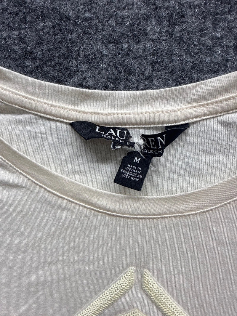 Lauren Ralph Lauren Shirt Beige Size M Women's NWOT NWT