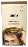 Hims Hair Color Conditioner Under Cover Semi-Permanent Light Brown Pack of 3 New