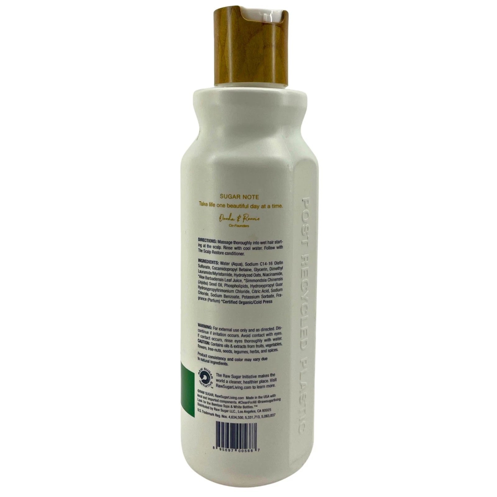 Raw Sugar The Scalp Restore Shampoo - Jojoba + Aloe + Niacinamide - 18oz 6 Pack