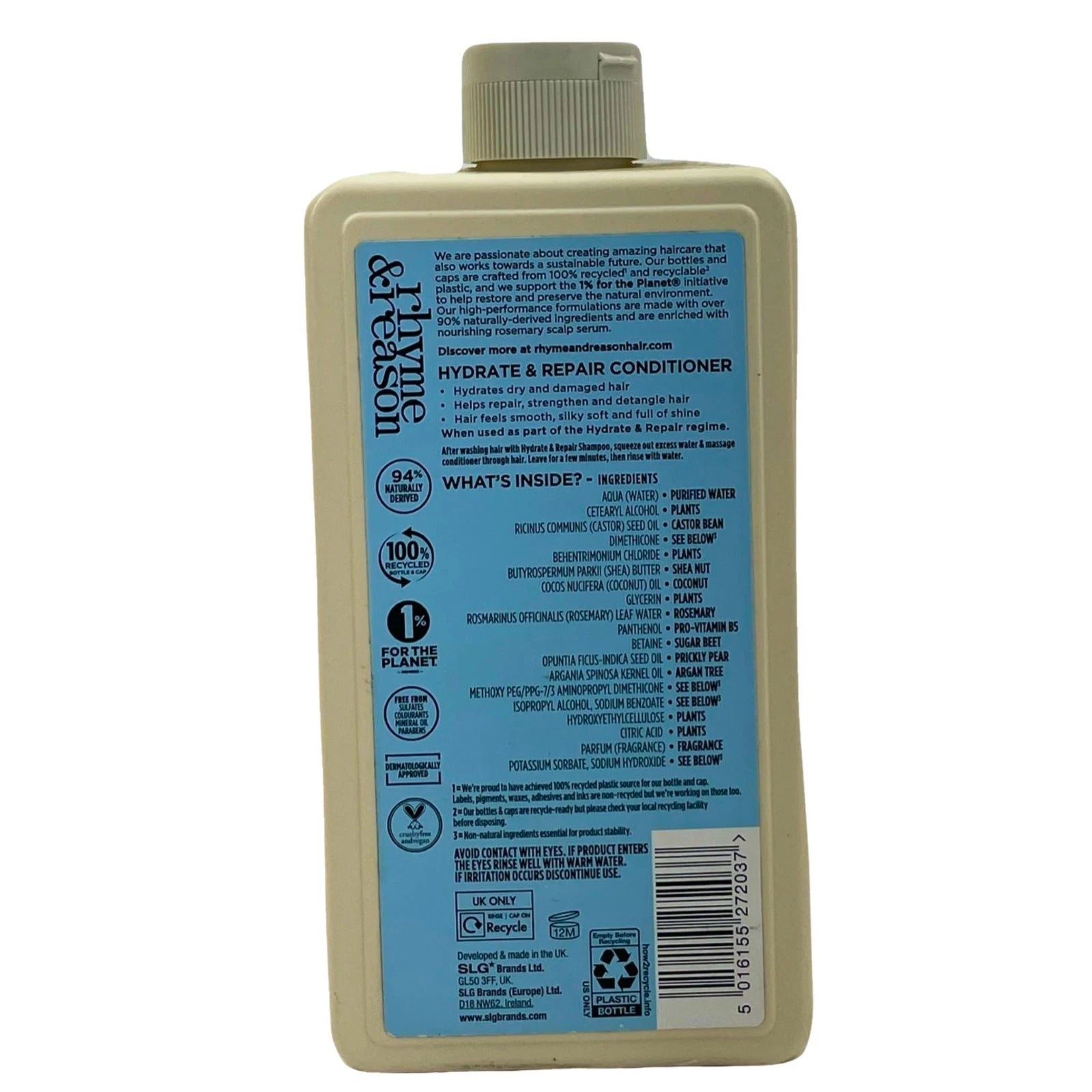 Rhyme & Reason Hydrate & Repair Conditioner - Argan Oil - 12oz - 3 Pack 2