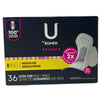 U by Kotex Balance Ultra Thin Pads Wings Regular Absorbency 36ct 3 Pack New