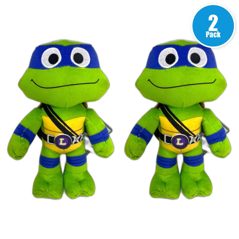 Mattel Tales of Teenage Mutant Ninja Turtles Leonardo Plush 8 Inch Pack of 2 New
