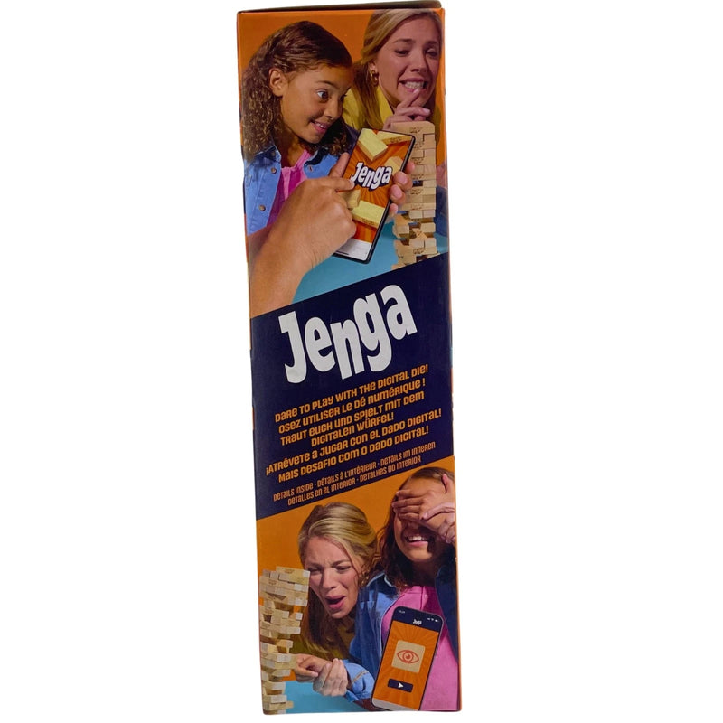 Hasbro Gaming Jenga Classic Stacking Tower Game Genuine Hardwood Blocks 1 Pack
