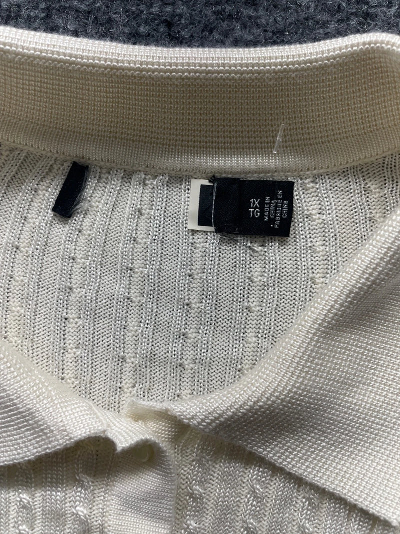 Lauren Ralph Lauren Shirt Ivory Size 1X Men's NWOT NWT