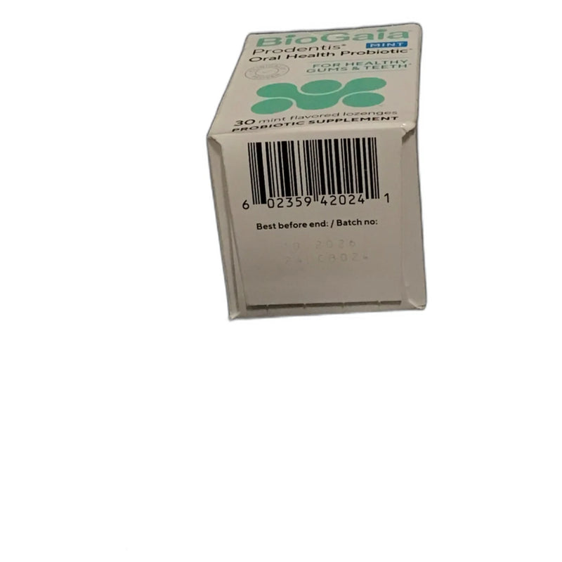 BioGaia Probiotics Mint Flavored Gums Teeth 30 Count Dental Health Exp 10/26 New