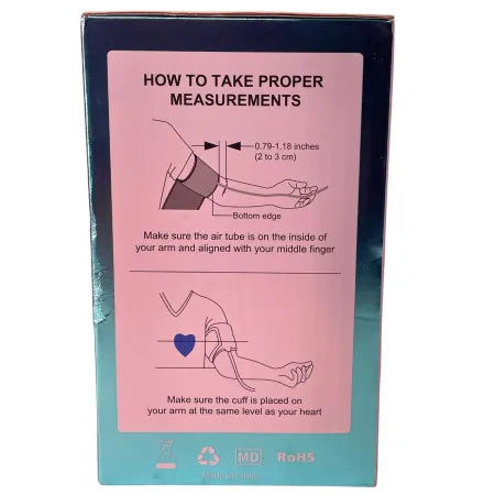 Arm Blood Pressure Monitor BP111 Digital Large Display 2 Pack