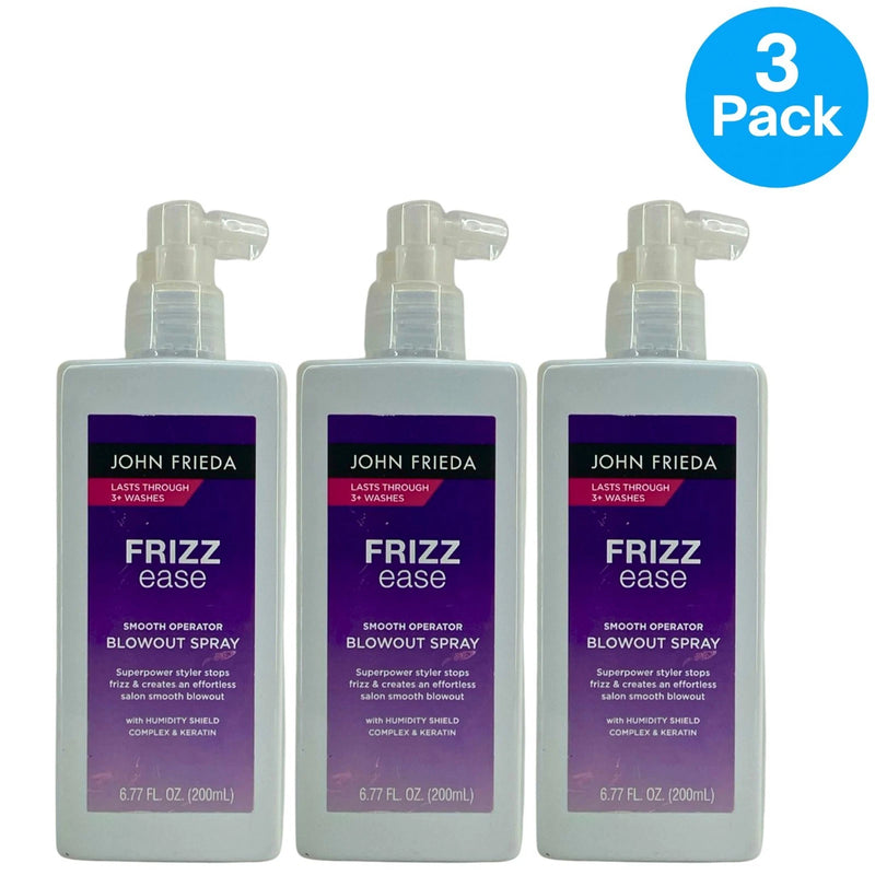 John Frieda Frizz Ease Blowout Spray 6.77 Fl Oz 3 Pack New