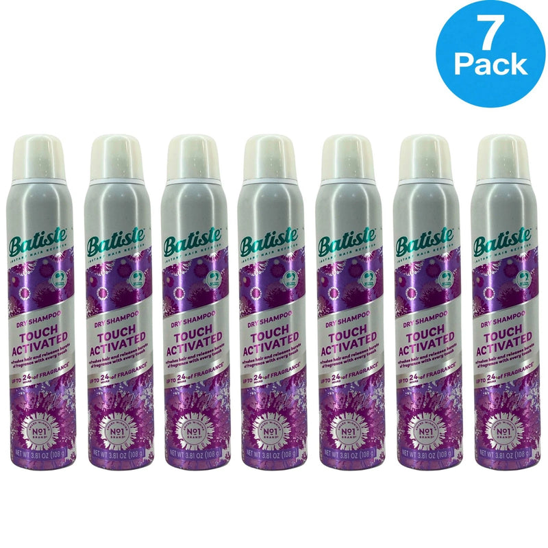 Batiste Touch Activated Dry Shampoo 3.81oz bottles 7 pack display
