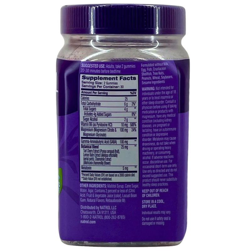 Natrol Sleep & Restore Melatonin Cherry 60 Gummies 2 Pack New