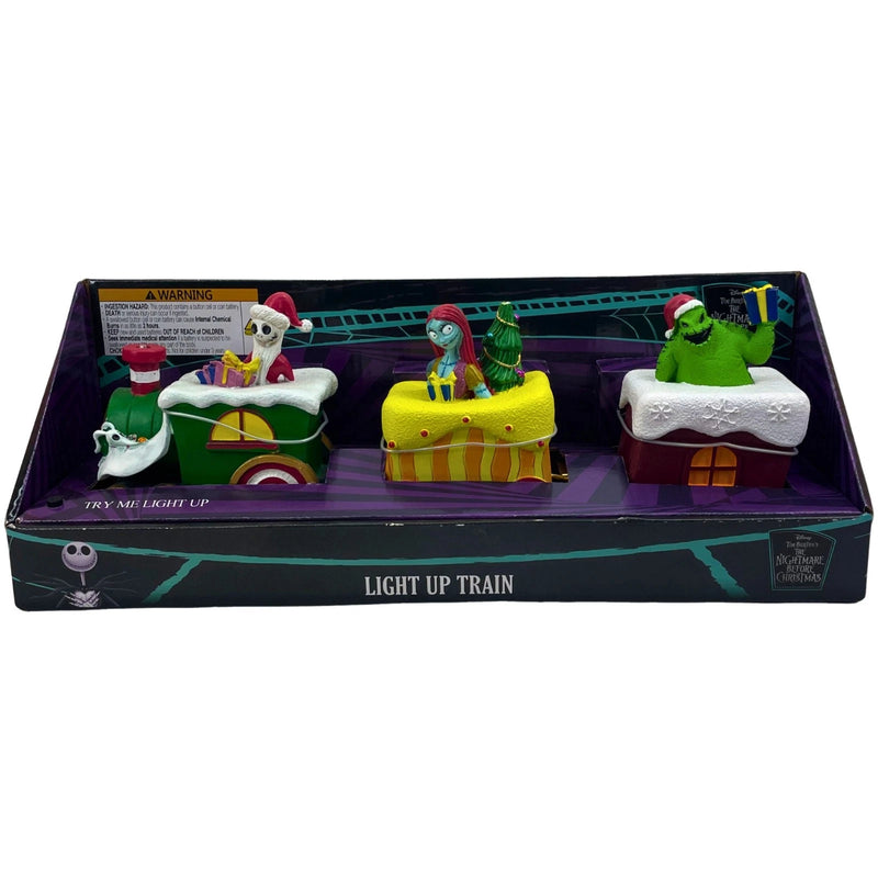Disney The Nightmare Before Christmas Light Up Train Figurine Set 1 Pack New