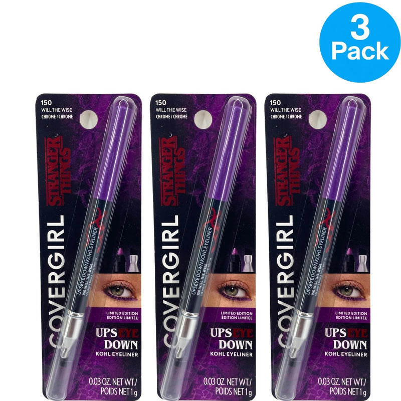 Covergirl x Stranger Things Upside Down Kohl Eyeliner 150 Will The Wise 3 Pack