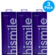 Hismile Electric Toothbrush Rechargeable 3 Modes Timer Purple 3 Pack New