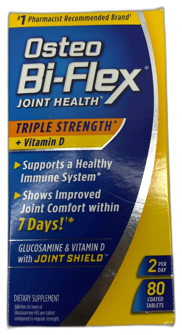 Osteo Bi-Flex Triple Strength Tablets 160 Total Exp 06/27 Pack of 2 New