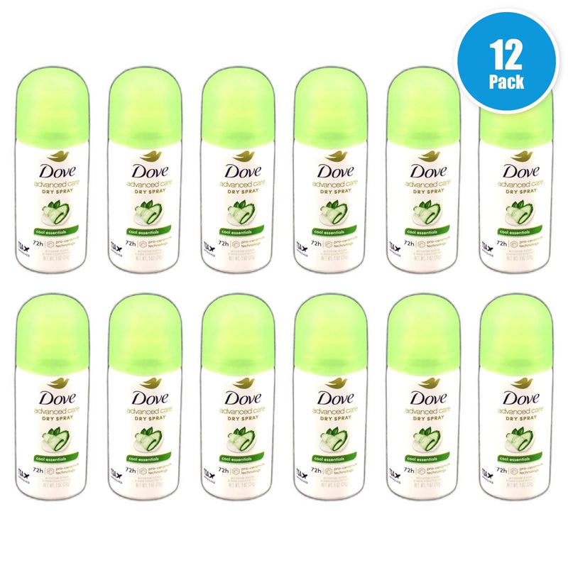 Dove Advanced Care Travel Size Antiperspirant Exp 10/27 Pack of 12 New
