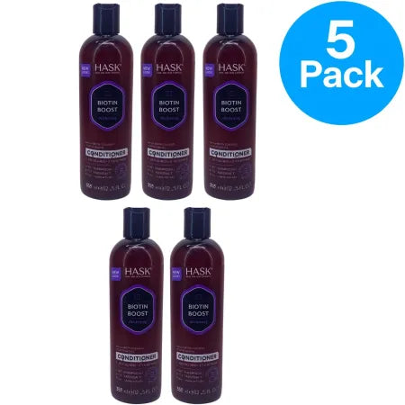 HASK Biotin Boost Thickening Conditioner with Collagen & Coffee 12 fl oz 5 Pack