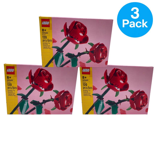 LEGO Roses Building Kit 40460 120 PCS 3 Pack New