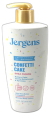 Jergens Shea Fusion Confetti Cake Body Lotion Shea Butter 14 Fl Oz Pack of 3 New