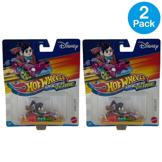 Hot Wheels RacerVerse Disney Vanellope von Schweetz Die-Cast Car 2 Pack New
