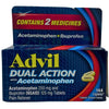 Advil Dual Action Acetaminophen 250mg Ibuprofen 125mg 144ct 1 Pack Exp 05/27 New
