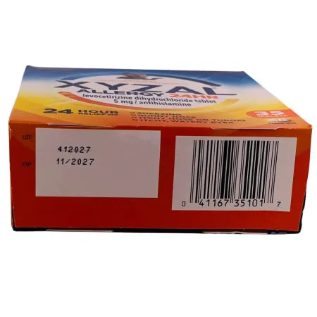 Xyzal Allergy 24HR 5mg 35 Tablets 2 Pack Antihistamine | New