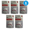 Franklin Practice Baseball Official Size OL1000 Cork Rubber Pack of 5 New