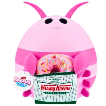 ZURU Snackles Krispy Kreme Plush Donut Toy Single Pack New