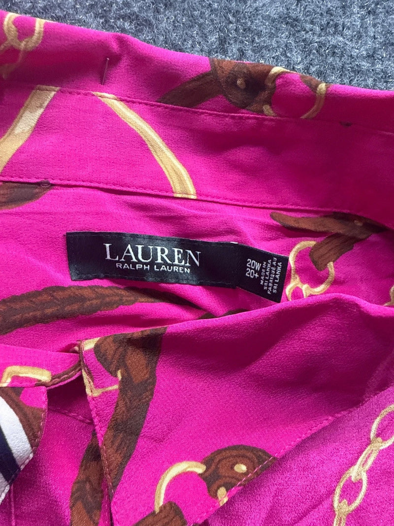 Lauren Ralph Lauren Dress Hot pink Size 20w Women's NWOT NWT