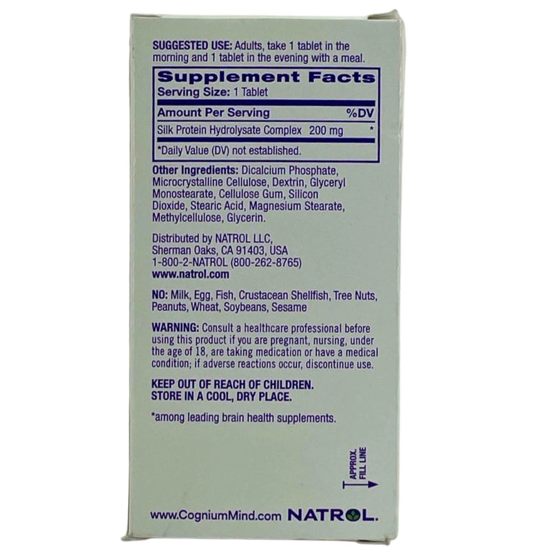 Natrol Cognium Memory Extra Strength 60 Tablets 9 Pack New Exp 09/2026