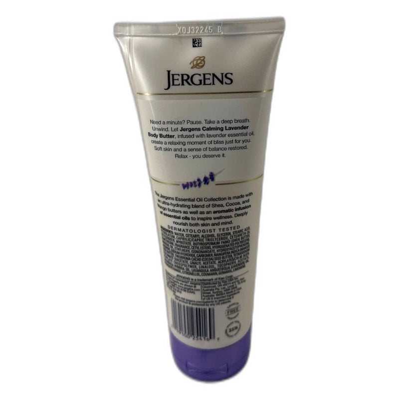 Jergens Lavender Body Butter Body and Hand Lotion 7oz Pack of 2 New