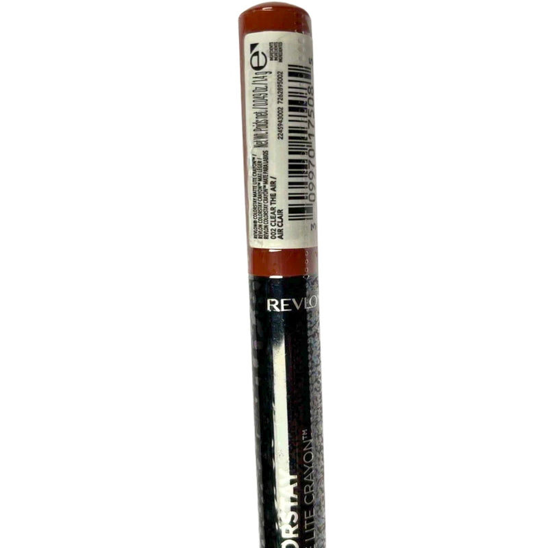 REVLON ColorStay Matte Lite Crayon Lipstick 002 Clear The Air, 0.049oz - 1 Pack