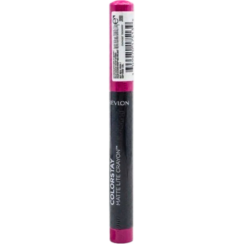 REVLON ColorStay Matte Lite Crayon Lipstick 007 Mile High, Long-Wearing, 0.049oz - 1 Pack