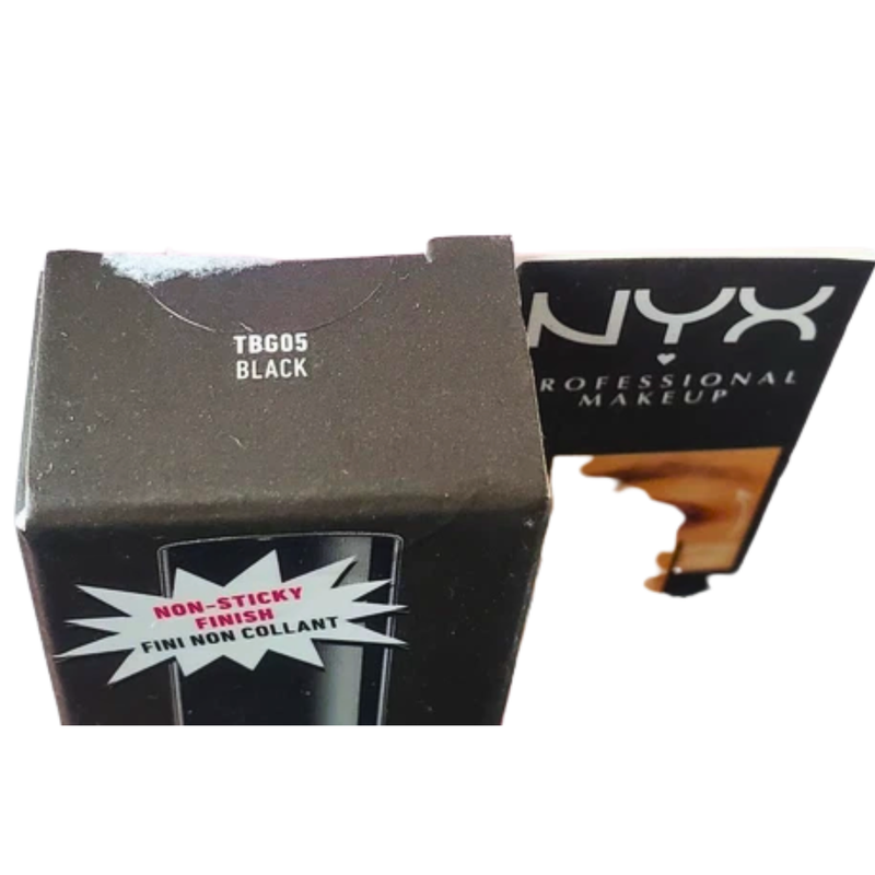 NYX Professional Makeup Brow Glue Eyebrow Gel, Black, 0.17 fl oz - 1 Pack