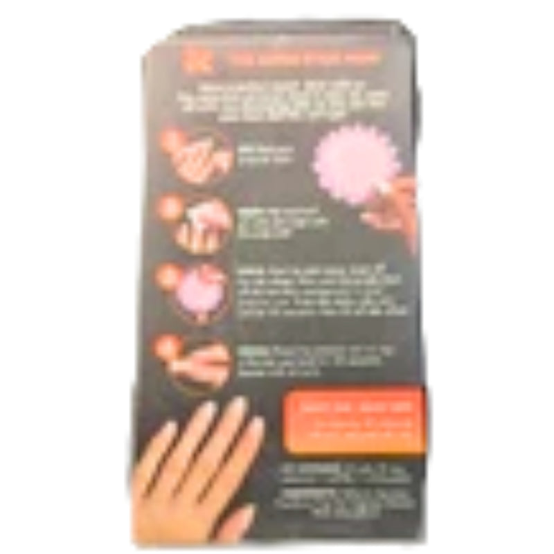 Olive & June Squoval Short Flying Bat French Tip - Press-On Nails - 1 Pack