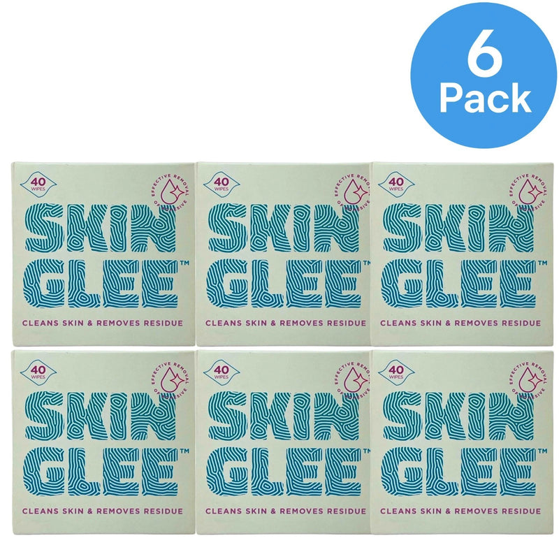 SKIN GLEE Adhesive Remover Wipes 40-Count 6 Pack Bundle New