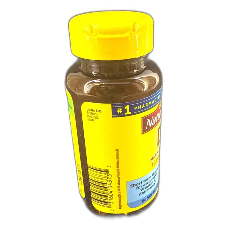 Nature Made Vitamin D3 Softgels 720 Total Exp 02/27 Pack of 12 New