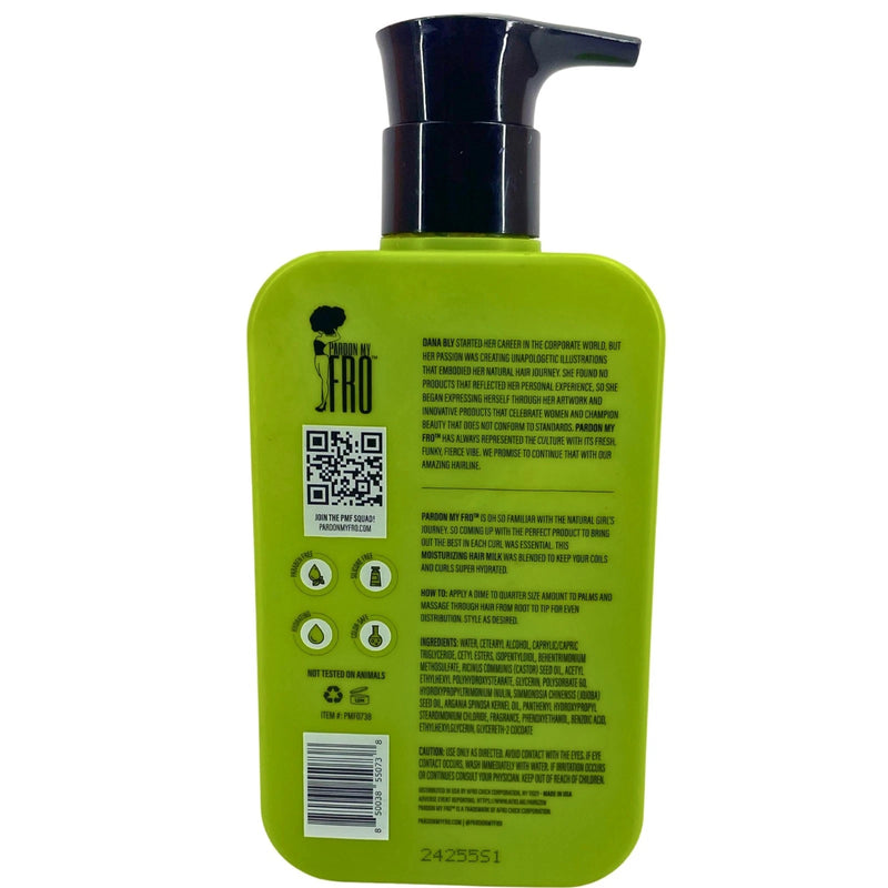 Pardon My Fro Moisturizing Hair Milk Leave-In Hydrating Lotion Curls 4 Pack New