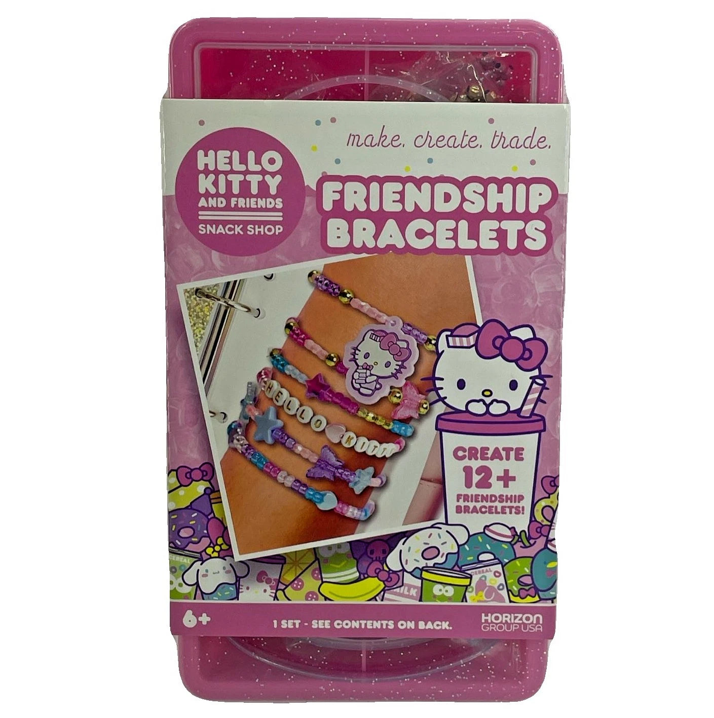 Hello Kitty and Friends Snack Shop Friendship Bracelets Jewelry Kit 12+ 2 Pack 2