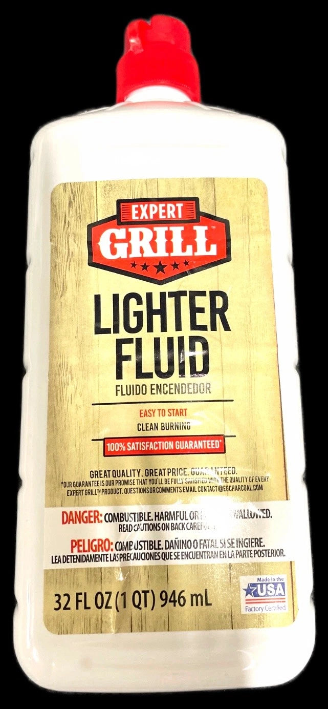 Expert Grill Charcoal Lighter Fluid Premium Odorless 32oz Pack of 5 New