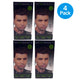 Rewind It 10 Men's Hair Color Dark Brown 4 Pack Single Application