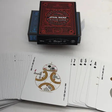 2 Packs STAR WARS PLAYING CARDS- Light & Dark Side, Rebellion & Empire Theory 11 4